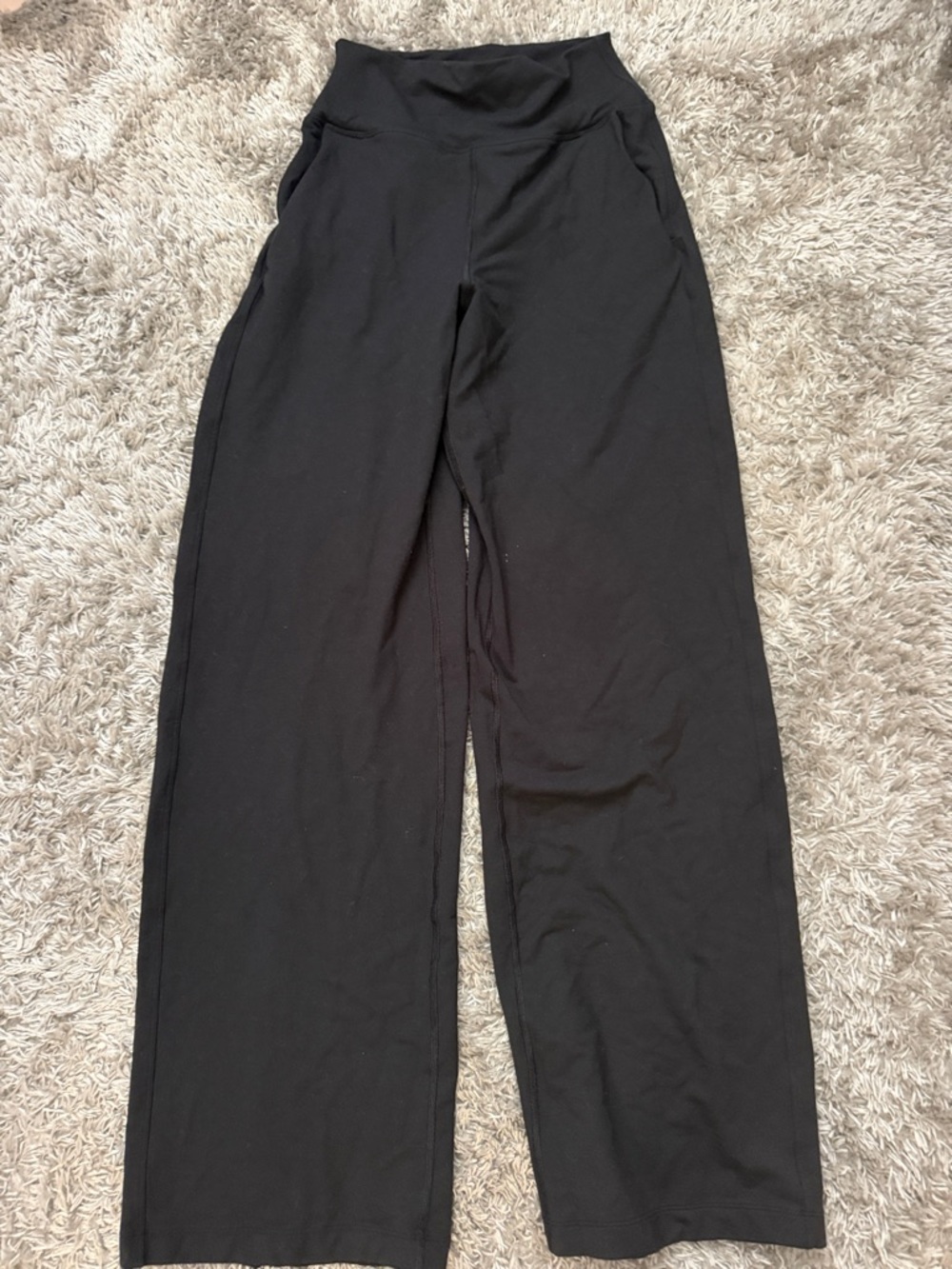 lululemon athletica Wide Leg Pants in Black